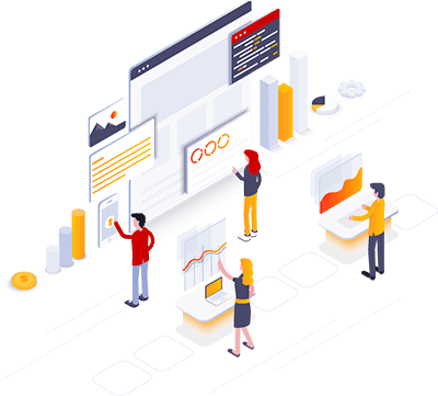 Webマーケティングのイラスト