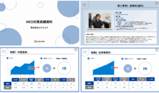 MEO実績資料 サンプル